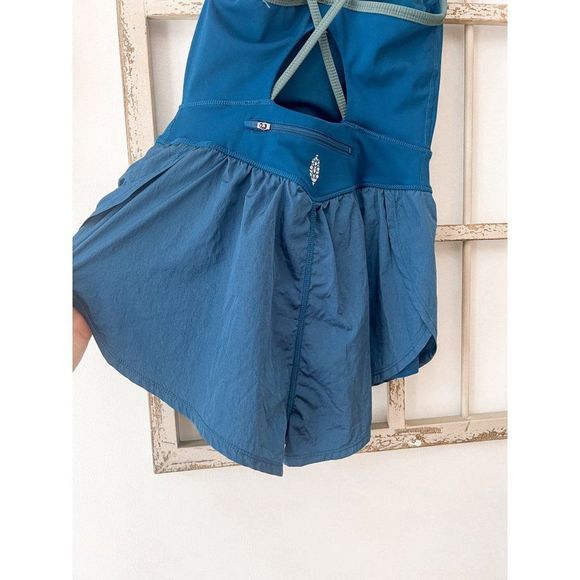 NWT Free People Movement Last Mile Runsie in Blue - Picture 7 of 10
